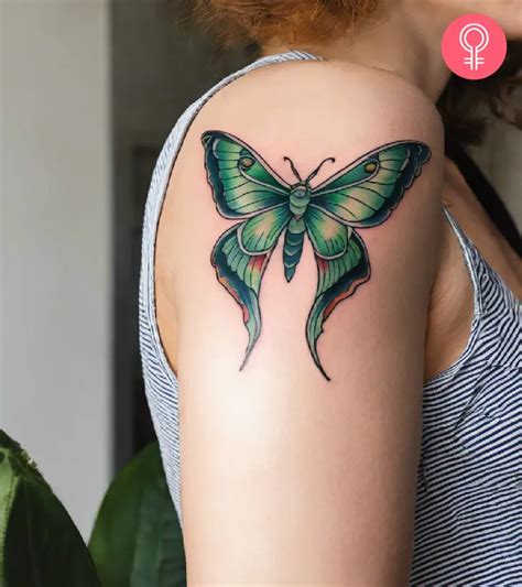 8 Stunning Luna Moth Tattoos: Timeless Beauty In Ink。